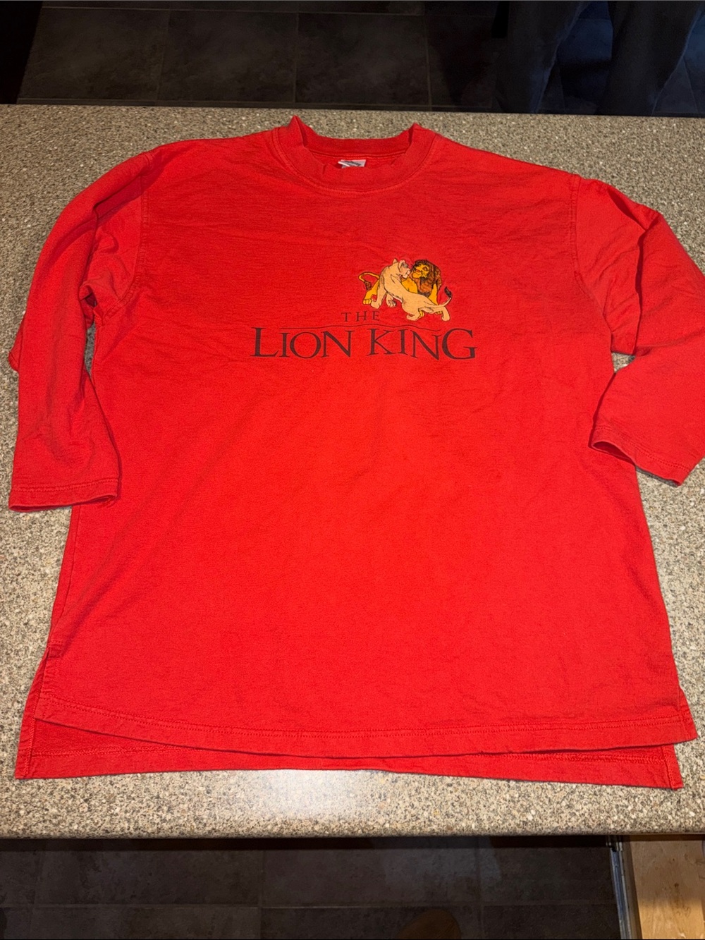 Disney Lion King Vintage Embroidered Crewneck Sweatshirt